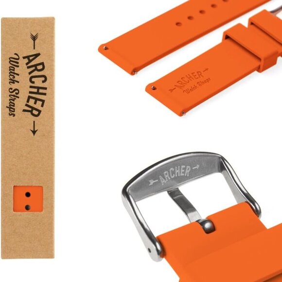 Soft Silicone Quick Release Watch Bands - Picture 6 of 7